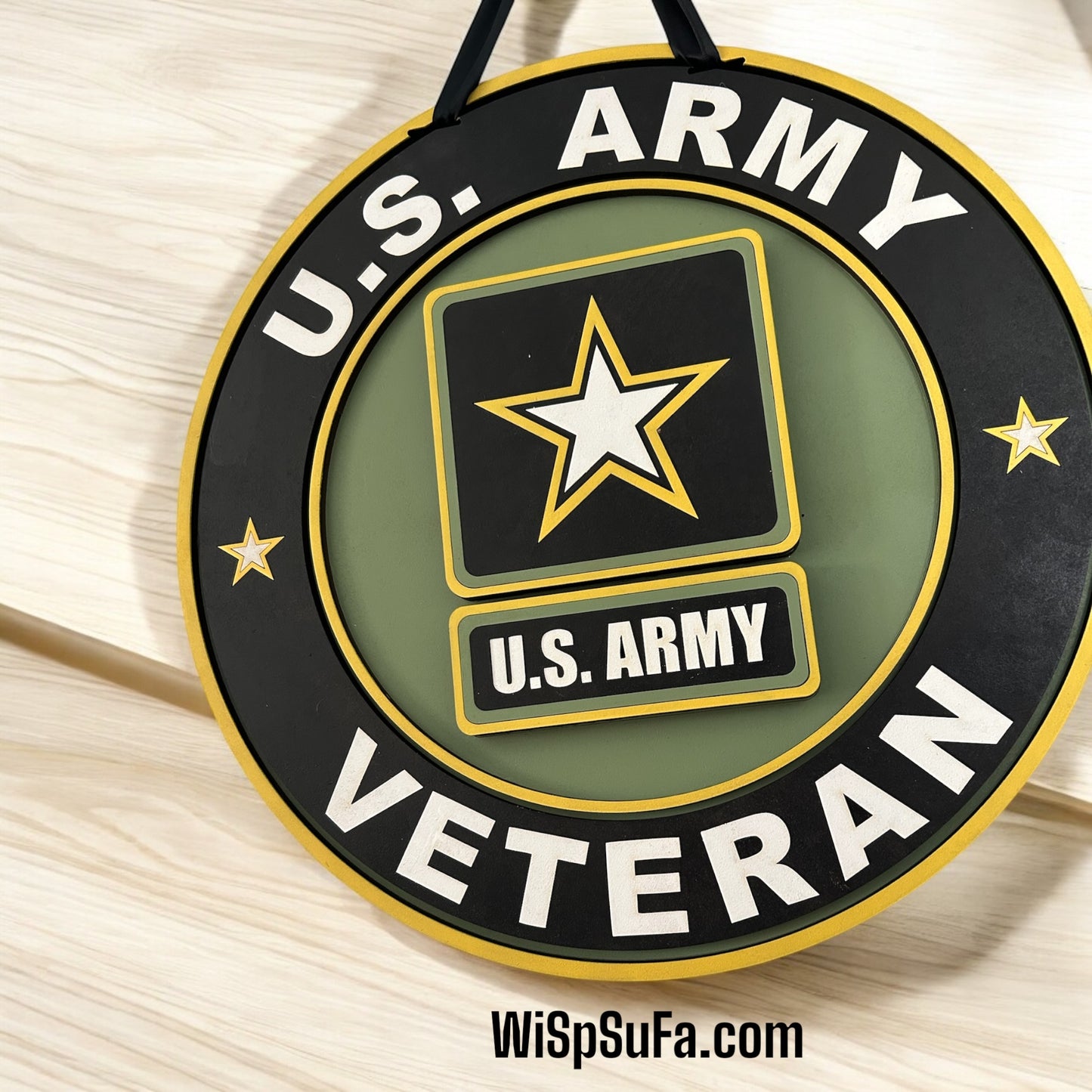 Military - Army Veteran Door Hanger - Finished