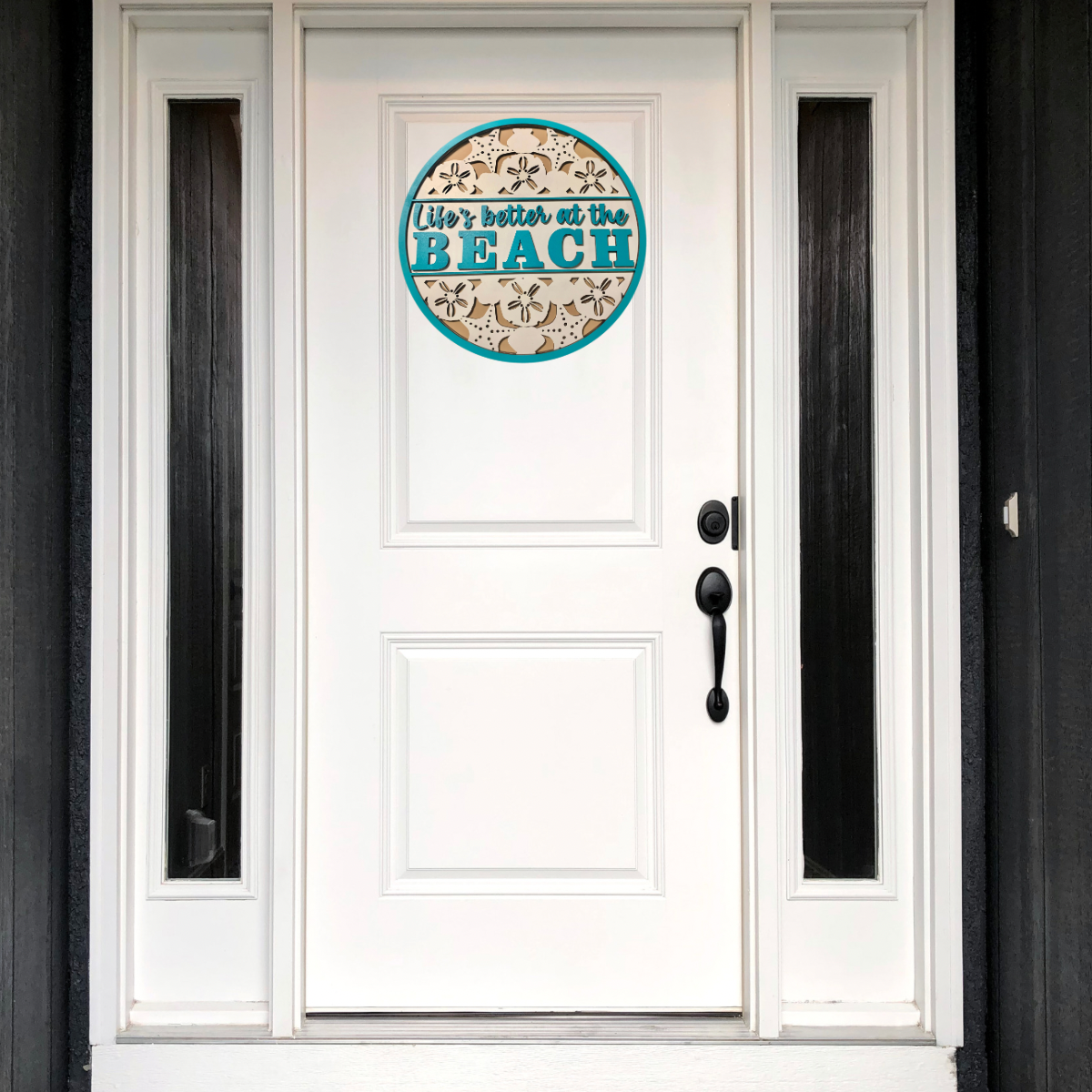 Life is better at the beach Door Hanger - Finished