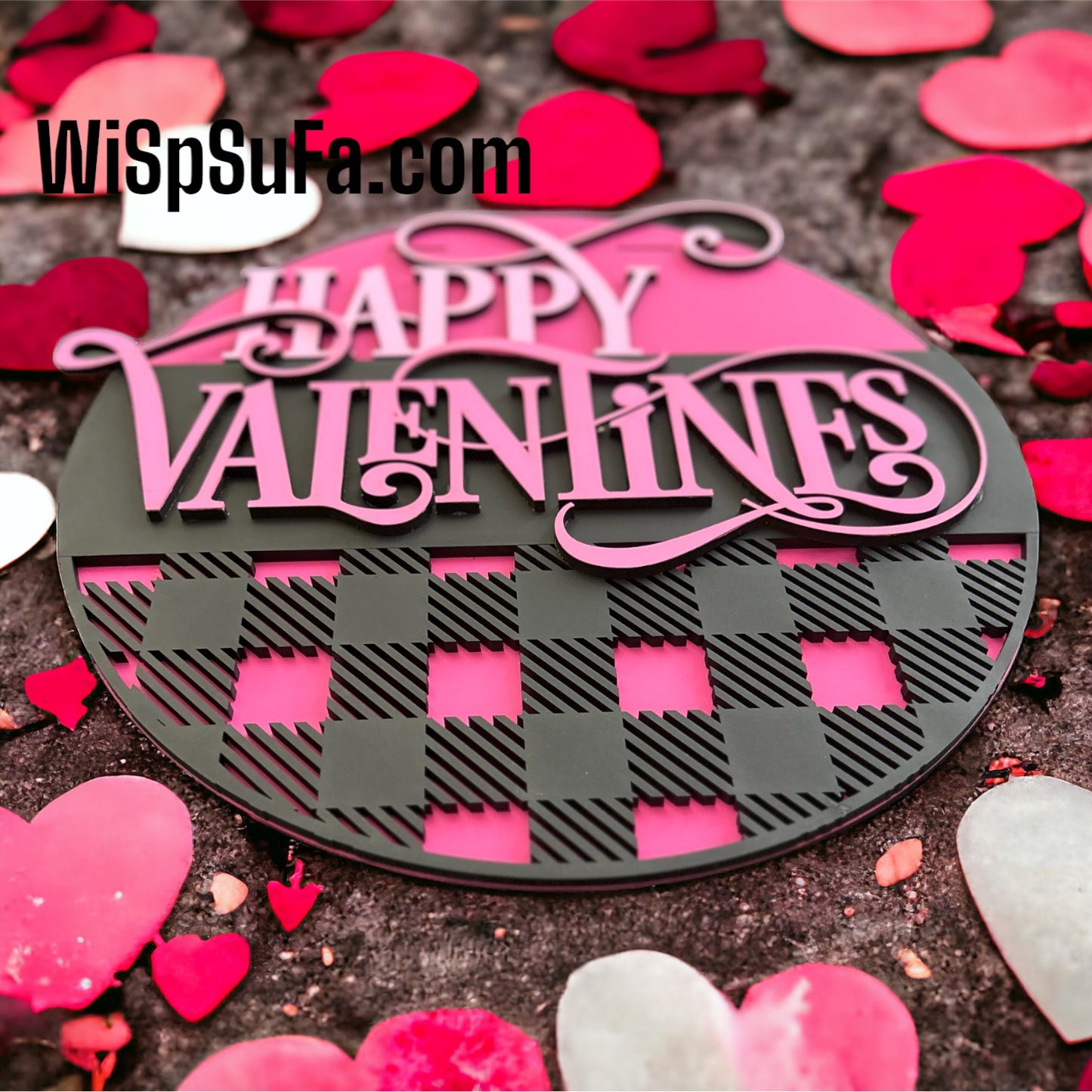 Happy Valentines Door Hanger - Finished