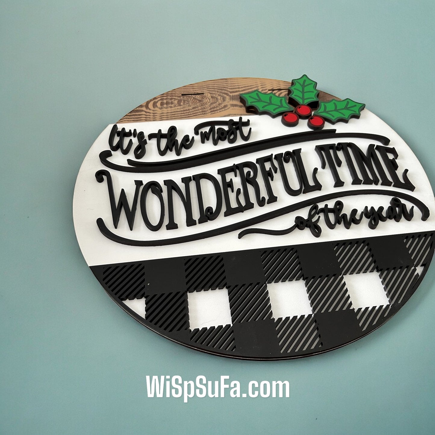 Most Wonderful Time Door Hanger - Finished