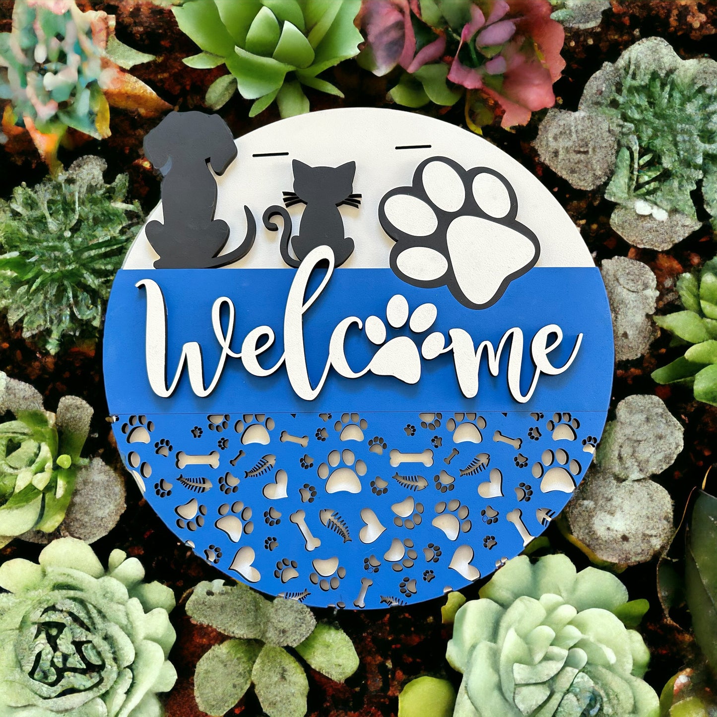 Welcome Dog & Cat Door Hanger - Finished